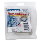 Beadalon Carbon Steel Memory Wire, Round, X-Large Bracelet, Silver Plated, 1 oz, Approx. 62 coils - size: Ring, style: 0.25 oz, approx 49 coils