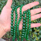 180pcs Adabele Natural Green Jade Healing Gemstone 4mm (0.16 Inch) Small Round Beads Gem Stone Spacer for Jewelry Making GS15-4 - color: Green Jade, size: 4mm (180pcs/2 strands)