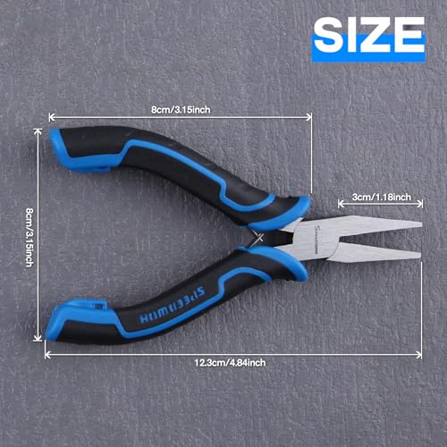 SPEEDWOX Flat Nose Pliers Smooth Jaw Pliers For Jewelry Making Precision Duck Bill Fine Plier Metal Bending Plier Wire Wrapping Wire Bending Straightening Ring Opening Jewelry Making Supplies - style: Flat Nose Pliers