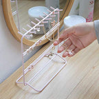 Jewelry Organizer, Jewelry Holder, Perfect Earrings, Necklaces and Bracelets Holder, Pink - color: Pink