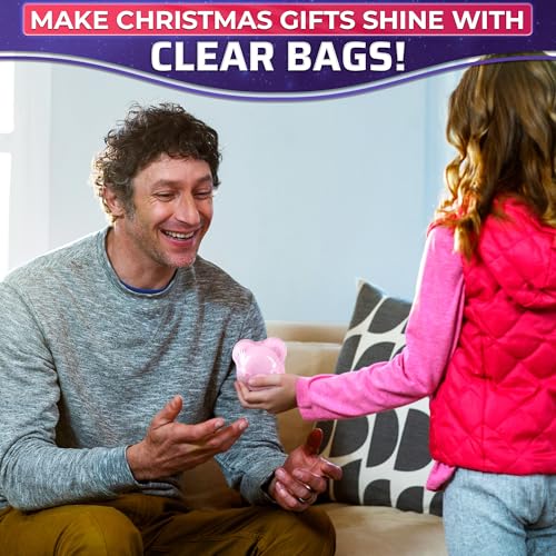200 Pcs Heat Shrink Wrap Bags – 3 Sizes 3.93x5.90 (120) 7.67x9.64 (50) 9.64 x11.61 (30) – Clear PVC Film for Secure Gift & Soap Packaging for DIY Crafts | Mother's Day Bags for Gift Wrapping - size: 200 count (Pack of 1)