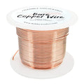 Hobbyworker 20 Gauge Bare Copper Wire 108FT/0.8mm Beading Craft Wire for Jewelry Making - size: 20 Gauge