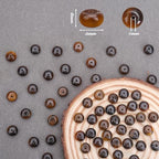 BONNY BOXX Natural 1 Strand 5 * 8mm Classic Tiger Eye Rondelle Beads, Natural Abacus Disk Stone Beads Loose Spacer Gemstone for DIY Bracelet Necklace Jewelry Making - color: Classic Tiger Eye, size: 5*8mm