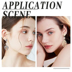 SUNNYCLUE 1 Box 40Pcs Post Earring Findings Earring Post with Loop Stainless Steel Earring Studs Oval Earring Posts Silver Gold Ear Stud DIY Earrings Findings for Jewelry Making Accessories Craft - color: 20pairs Stainless Steel Earring Studs With Loops