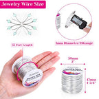 Anezus Craft Wire - Tarnish Resistant Copper Beading Wire for Jewelry Making Supplies (Silver, 18 Gauge) - color: Silver