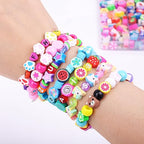 BBita 1000PCS Sports Polymer Clay Beads Bracelet Making kit, 24 Style Cute Fun Ball Beads Baseball Basketball Soccer Rugby Volleyball Football Charms, DIY Bracelet Making kit - color: A3#Style 1
