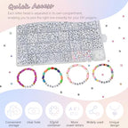 Amaney 1600pcs Acrylic Alpabet Letter Beads,31 Styles,Heart,Number,Star and Smiley Beads,4x7mm for Jewelry Making Bracelets Necklaces Key Chains - color: White&Heart, size: 7x4mm