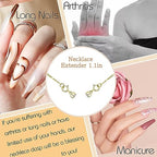 Double Magnetic Necklace Clasps and Closures 14K Gold and Silver Bracelet Extender Jewelry Clasps Converters for DIY Jewelry Making - color: 4Pcs | 2Gold & 2Silver