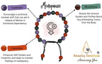 Amazing Gemstone Bracelet for Menopause - Bloodstone Lepidolite Carnelian Bracelet Set for Men Women Healing Calming Anxiety Stress Relief Gifts Pulseras Para Hombres Mujer Stocking Stuffers - color: Menopause