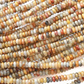 2x4MM 150PCS Crazy Lace Agate Tube Rondelle Abacus Disk Spacer Loose Beads for Jewelry Making - color: Crazy Lace Agate, size: 2x4mm abacus-shaped
