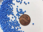 Seed Beads Size:11/0 50 gr / 1.76 oz (Blue Opaque) - color: Blue Opaque