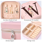Christmas Stocking Stuffers for Women, Personalized Gifts Birthday Gift for Teen Girls, Travel Jewelry Case Box Organizer Mothers Day Mom Gifts for Daughter - style: W
