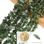 30in Jadeite Natural Chip Stone Beads 5-8mm About 230pcs, Irregular Drilled Deep Green Bead for Bracelets Jewelry Making Supplies for Adults, DIY Crafts. - color: Jadeite