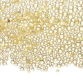 Iridescent Glass Tiny Bubble Beads, 0.4-3mm 20g No Hole Micro Mini Round Deep Yellow Water Droplets Beads - Applications: for Resin Filler, Nail Art, Dollhouse Bath Tub, 2-Pieces - color: Deep Yellow, size: φ0.4-3mm