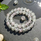 DandS ltd Crackle Lampwork Glass Beads for Jewelry Making, White Quartz, Vibrant DIY Bracelets, Necklaces, Beading Supplies & Craft Kits for Handmade Jewelry, 80pcs 0.39 inch (10mm), #J270-10 - color: White Quartz