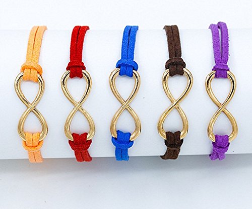 ALIMITOPIA Infinity Symbol Connectors Jewelry Making Charms Pendants - color: 8 Infinity Symbol-13*32mm-KC gold(50pcs)