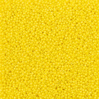 John Bead Czech Glass Seed Beads 11/0 Terra Intensive Yellow Matte, 23 Grams of DIY Jewelry Making Beads Preciosa (Jablonex) - color: Yellow Matte