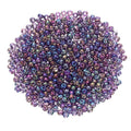 uxcell 2000 Pcs Glass Seed Beads Bulk, 3mm Mini Loose Glass Bugle Beads for DIY Earrings, Necklaces, Bracelets, Jewelry Making, Dark Purple - color: Dark Purple, size: 3mm