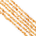 GM GemMartUSA Citrine Natural Raw Chip Beads Strands | Semi-Precious | AAA+ Quality 1 Strand 34” | DIY Bracelet Jewelry Making, Healing Crystal Craft| 4-6mm - Yellow-Color Gemstones (CHCI-70001) - color: Citrine (CHCI-70001)