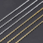 30 Pack Necklace Chains Gold Plated Necklace Bulk Link Cable Chain with Lobster Clasps for Jewelry Making Supplies(18Inch, 2mm) - color: Gold