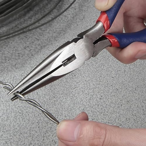 WORKPRO Large Pliers & Wrench Set 6-Piece (10" Water Pump, 10" Slip Joint, 8" Long Nose, 8" Linesman, 6" Diagonal, 8" Adjustable Wrench) for DIY & Home Use, W001329A