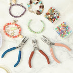 Mr. Pen- Pliers for Jewelry Making, 3 Pack, Chain Nose, Round Nose Pliers Set and Wire Cutter for Beading, Wire Wrapping, Jump Rings, Jewelry Repair, Crafting, DIY - color: Multicolor 1