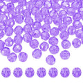 MECCANIXITY 400pcs Czech Faceted Bicone Beads 8mm Glass Spacer Bead Bulk for Jewelry Making & DIY Craft, Blue Purple - color: Blue Purple