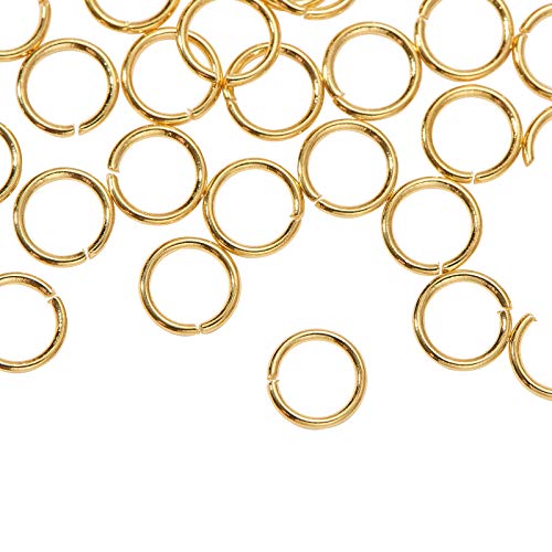 DanLingJewelry 500 pcs 304 Stainless Steel 25 Gauge Open Jump Rings 4mm for Jewelry Making Connectors Jewelry Finding Golden Color - color: 500 pcs - ф4mm δ 0.5mm - Golden