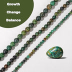 Raicegs 100pcs 8mm African Turquoise Beads Natural Gemstone Beads Round Loose Beads for Jewelry Making DIY Bracelets Necklace - color: African Turquoise, size: 8mm Round