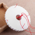 jojofuny 4Pcs Rope Weaving Board Set 5.90 Inch Round and Square Braiding Discs Lightweight Portable DIY Bracelet Loom Jewelry Making Tools for Friendship Bracelet Macrame Craft