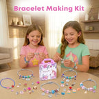 COO&KOO Charm Bracelet Making Kit, A Unicorn Girls Toy that Inspires Creativity and Imagination, Crafts for Girls Ages 8-12 with Jewelry Making Kit Perfect Gifts for 6 7 8 9 10 Girl Self-Expression!