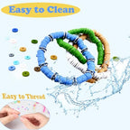 10 Strands Clay Bead, Heishi Beads for Bracelet Stack, Earth Tone Clay Beads for Adults, Flat Beads Kit for Friendship Bracelets, Neutral Beads Bracelet Making Kit(Warm Taupe) - color: Warm Taupe
