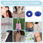 PH PandaHall 2000 Pcs 3mm Seed Beads, 8/0 Glass Seed Beads Round Small Pony Bead Waist Beads Mini Spacer Beads for Earring Bracelet Necklace Anklet Jewelry DIY Craft Making, Royal Blue - color: Blue-2000 Pcs