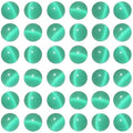 100pcs Mint Green Cat Eye Beads 8mm Round Semi Precious Stone Hole Size 1mm DIY Charm Spacer Beading Smooth Gemstone Loose Beads for Jewelry Making Bracelets Necklaces Earrings Crafting - color: Mint Green
