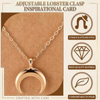 Kenning 30 Pcs Mother's Day Necklace Gifts Bulk Pendant Necklace Set for Women Gold Plated Acrylic Adjustable Clavicle Chain with Card - color: Gold, style: Stylish Mixed Style