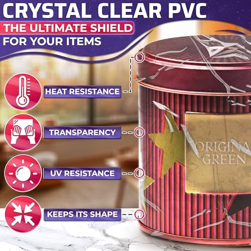 200 Pcs Shrink Wrap for Soap – 5x7" Soap Making Supplies, Bath Bombs, & Jewelry – Gift Wrap Shrink Bags for DIY Projects & Mother's Day Presents | Use with Heat Gun or Hair Dryer at Medium Temperature - size: 1 sheet (Pack of 200)