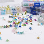 Pandahall 500m/roll Elastic Bracelet String 0.3mm Clear Crystal Stretch Bead Cords for Seed Beads Jewelry Making