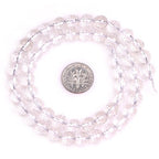 JOE FOREMAN 8mm White Clear Quartz Semi Precious Gemstone AAA Grade Faceted Loose Beads for Jewelry Making DIY Handmade Craft Supplies 15" - color: 8mm/faceted white clear quartz