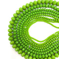 780Pcs Briolette Crystal Glass Beads for Jewelry Making, 3-10mm Faceted Olive Green Crystal Beads for Bracelets, Rondelle Glass Beads Bulk for Crafts Wine Charms Wind Chimes Suncatchers - color: Olive Green