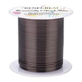 BENECREAT 20 Gauge 32 Yards Jewelry Beading Wire Tarnish Resistant Copper Wire for Beading Wrapping and Other Jewelry Craft Making, Gunmetal - color: Gunmetal, size: 20 Gauge
