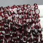 MJDCB Natural Irregular Shape Stone Beads 4-8mm Red Garnet Gemstone Energy Crystal for Jewelry Making Bracelet Necklace - color: Garnet