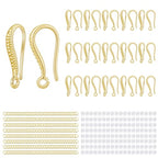 230PCS Earring Findings for Jewelry Making, 14K Gold Plated Earring Hooks ypoallergenic Fish Hooks for DIY Bulk Pack - color: 14K Gold-Thin Earring Hooks