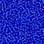 Czech 8/0 Silver Lined Glass Seed Beads 20 Grams 800 Pcs Multi Colors (Dark Blue) - color: Dark Blue
