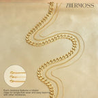 3PCS Gold Necklaces for Women,Chunky Statement Gold Plated Necklace Stack Layered Sterling Silver Herringbone Chains for Women Dainty Trendy Silver Chains Stacked Jewelry Gifts - color: gold statement necklace set