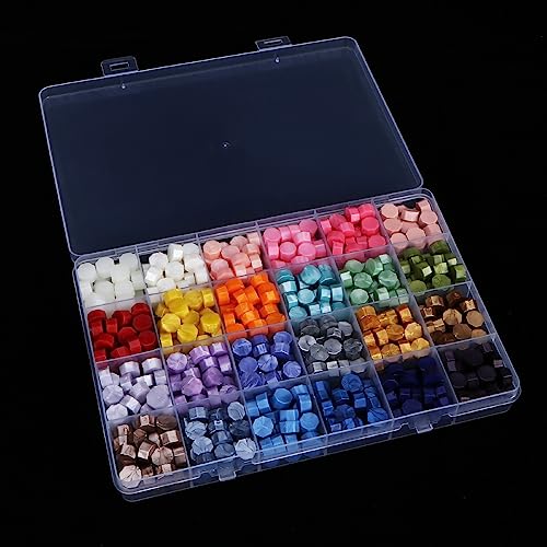 2PCS 24 Grids Clear Plastic Organizer Box Fixed Compartment Storage Container for Craft, Beads, Jewelry, Fishing Tackle, Art, Small Items