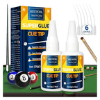 Pool Cue Tip Glue 100g, Quick Dry Billiard Cue Tip Glue for Pool Stick, Heavy Duty Super Adhesive for Snooker Cue, Pool Cue Accessories - No Tip Clamp Needed - size: 100g, style: Pool Cue Tip Glue