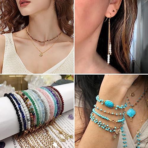 Fashewelry 119pcs 3mm Natural Amethyst Stone Beads 8/0 Small Faceted Gemstone Round Crystal Embroidery Beads for Bracelet Necklace Earrings Crafts DIY Jewelry Making Supplies Purple - color: 3mm-Amethyst