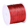 328FT Jewelry Wire 28 Gauge Tarnish-Resistant Copper Beading Wires Roll Bulk for DIY Crafts Jewelry Making, Red Wire - color: Red, size: 0.3mm