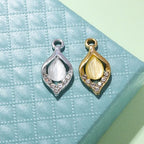 16-Pcs Crystal Jewelry Making Charms Silver Pendant Charm For Women Making Jewelry Crafts Rhinestone Charms - color: StarMoon