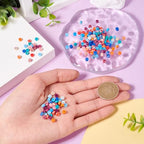Craftdady 200 pcs 10 Color 4mm Natural Stone Heishi Beads for Jewelry Making: Disk, Round Jasper Beads - color: 10 Colors, 4mm